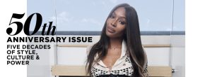 Supermodel Naomi Campbell photographs herself for <i>Essence</i>’s 50th anniversary issue