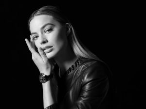 Margot Robbie is the newest face of Chanel’s J12 watch campaign