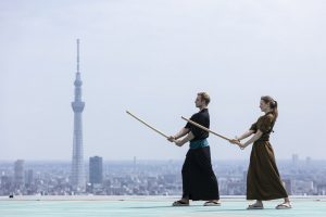 Rooftop <em>kenjutsu</em> in Tokyo