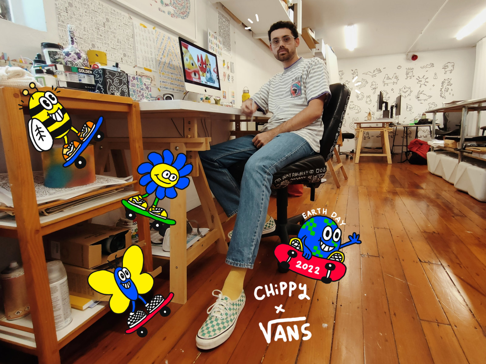 Vans holds custom workshop in Auckland for Earth Day, with artist Chippy  Draws – Lucire