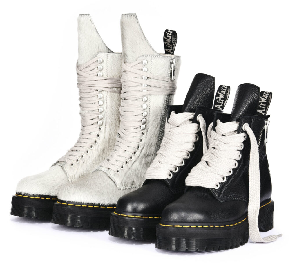 Dr Martens × Rick Owens collaboration: extravagant boots with ’90s ...