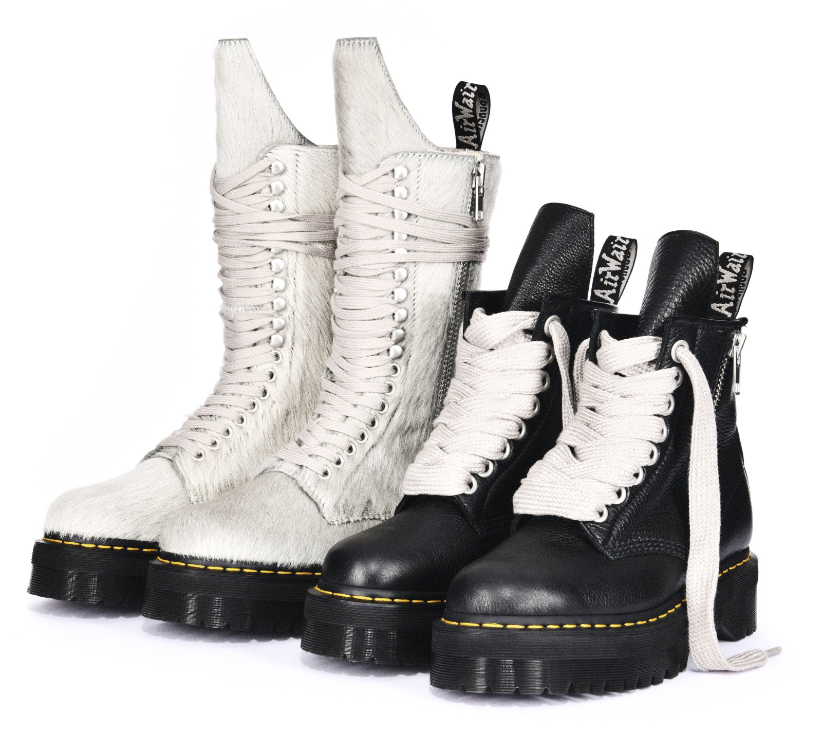 Dr Martens × Rick Owens collaboration: extravagant boots with '90s