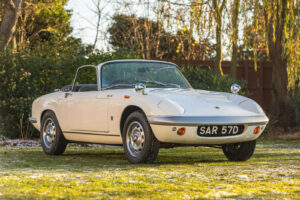 Seven celebrated Lotus Élans up for auction, including cars owned by Peter Sellers and Diana Rigg